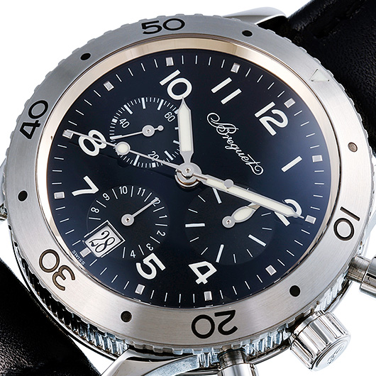 ブレゲ トランスアトランティック タイプXX 3820ST/H2/9W6 ブラック 中古 サブカット 1枚目