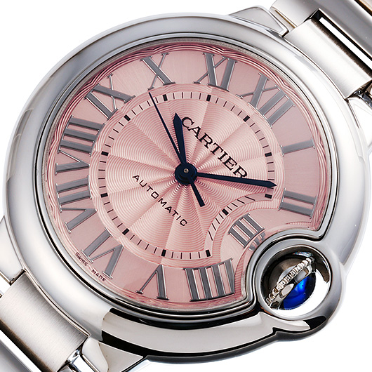 カルティエ バロンブルー MM W6920100 ピンク 中古 サブカット 1枚目