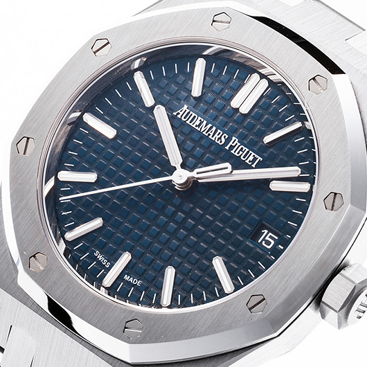 オーデマ・ピゲ ロイヤルオーク オートマティック 15550ST.OO.1356ST.06 ブルー 新品 サブカット 1枚目