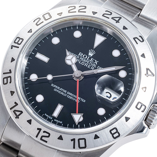 ロレックス エクスプローラーⅡ 16570 ブラック 中古 サブカット 1枚目