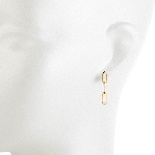 ノーブランド 18K ゴールド ピアス 31100330 イエローゴールド 新品 サブカット 1枚目