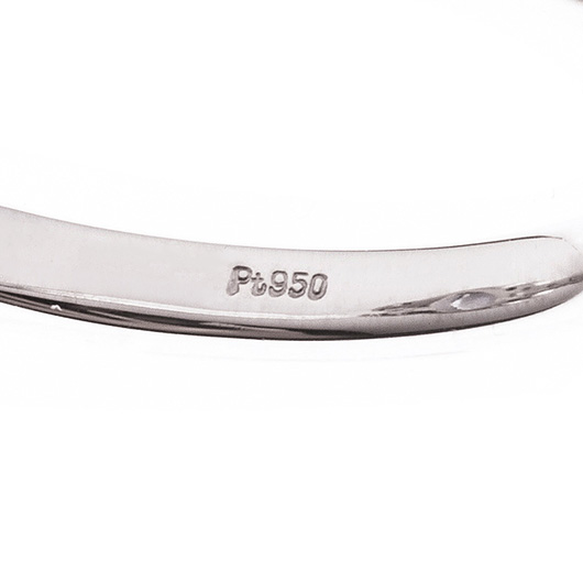 ノーブランド タンザナイト リング 45006987 プラチナ/ブルー 新品 サブカット 3枚目