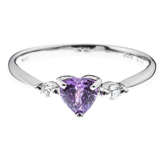 ノーブランド サファイヤ リング 42100050 プラチナ/パープル 新品 サブカット 4枚目