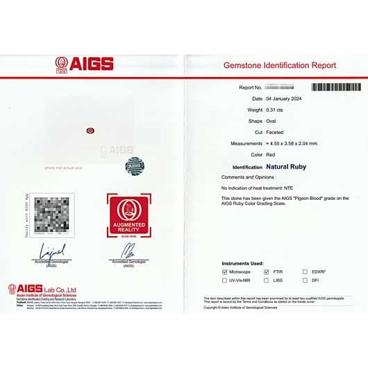 ノーブランド ルビー リング 41006354 ピンクゴールド/レッド 新品 サブカット 2枚目