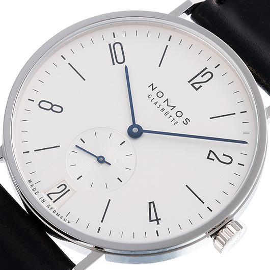 ノモス タンジェント デイト TN1B1W2L シルバー 新品未使用 サブカット 1枚目