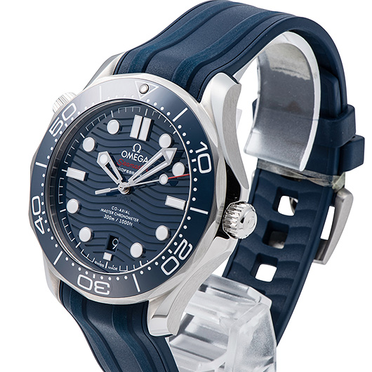 オメガ シーマスター300M コーアクシャル マスタークロノメーター 210.32.42.20.03.001 ブルー 新品 サブカット 1枚目