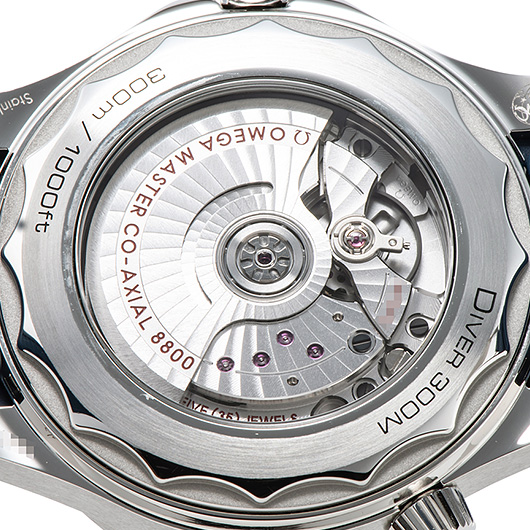 オメガ シーマスター300M コーアクシャル マスタークロノメーター 210.32.42.20.03.001 ブルー 新品 サブカット 3枚目