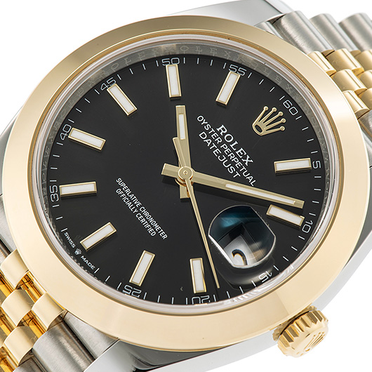 ロレックス デイトジャスト41 126303 ブラック 新品未使用 サブカット 1枚目