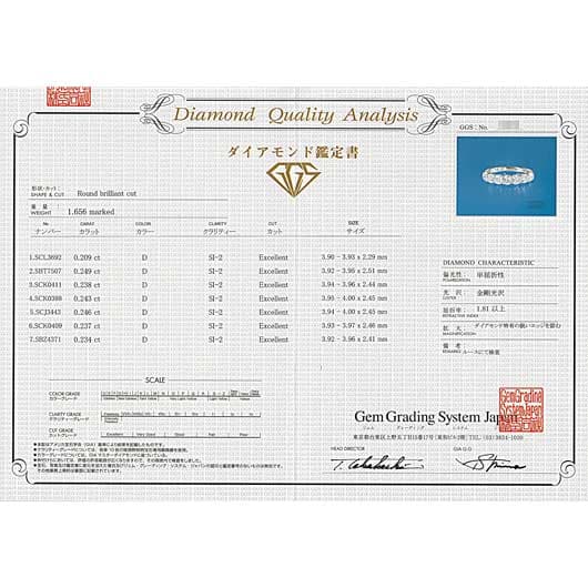 ノーブランド ダイヤモンド エタニティ リング 4924140 プラチナ 新品 サブカット 2枚目