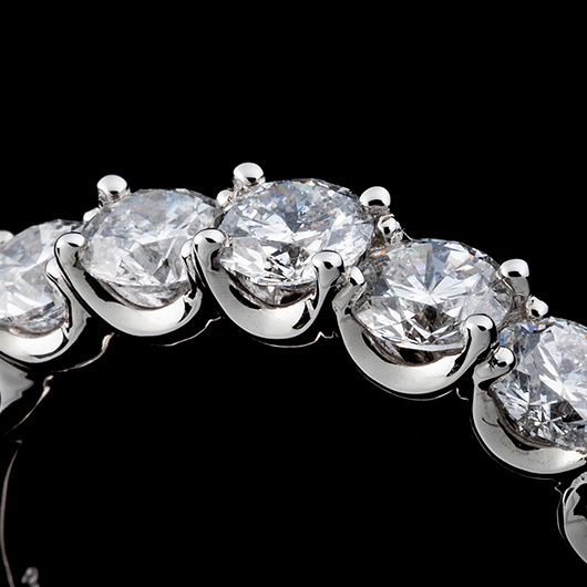 ノーブランド ダイヤモンド エタニティ リング 4924140 プラチナ 新品 サブカット 5枚目