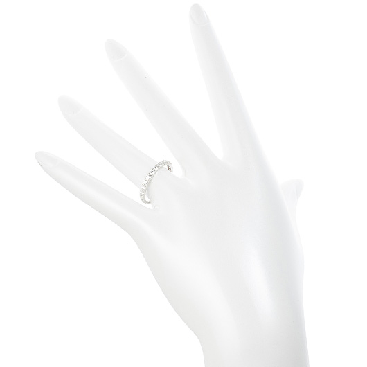 ノーブランド ハーフエタニティリング 4935530 プラチナ 新品 サブカット 1枚目