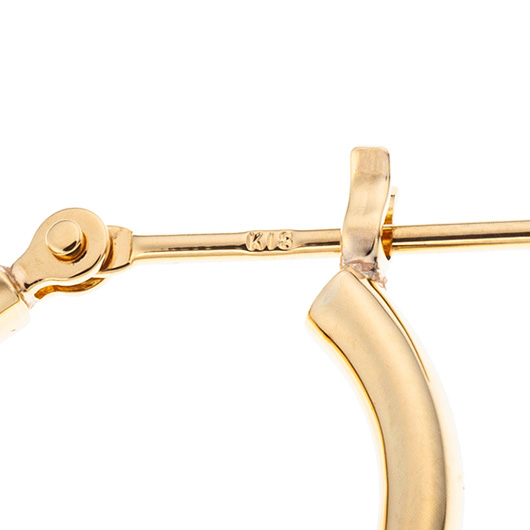 ノーブランド 18K ゴールド ピアス 4127790 イエローゴールド 新品 サブカット 3枚目