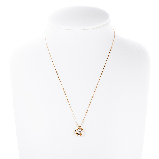 ノーブランド ダイヤモンド ネックレス 4285320 イエローゴールド 新品 サブカット 1枚目