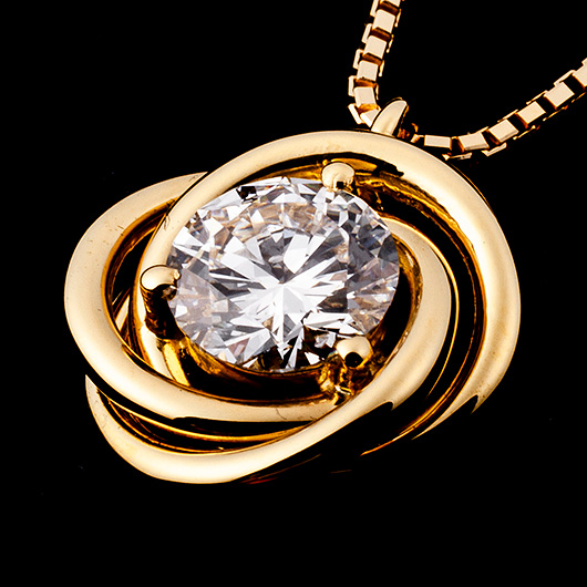 ノーブランド ダイヤモンド ネックレス 4285320 イエローゴールド 新品 サブカット 5枚目