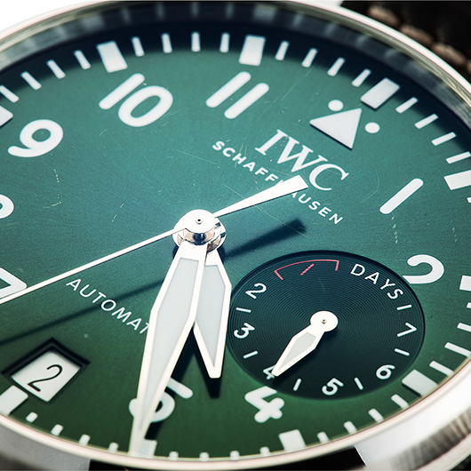 IWC ビッグ パイロットウォッチ IW501015 グリーン 中古 サブカット 4枚目