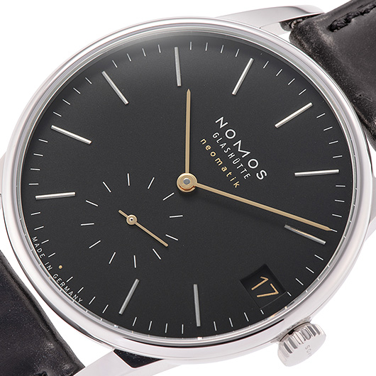 ノモス オリオン ネオマティック41 NM366 ブラック 新品 サブカット 1枚目