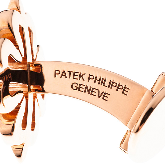 パテックフィリップ カラトラバ クロス カフリンクス ピンクゴールド 中古 サブカット 2枚目