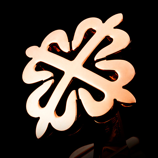 パテックフィリップ カラトラバ クロス カフリンクス ピンクゴールド 中古 サブカット 4枚目