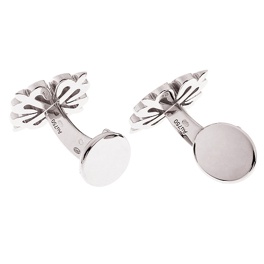 パテックフィリップ カラトラバ クロス カフリンクス ホワイトゴールド 中古 サブカット 1枚目