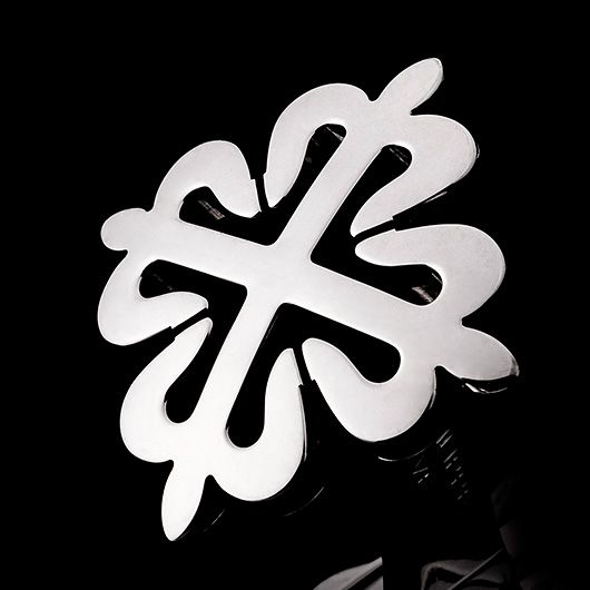 パテックフィリップ カラトラバ クロス カフリンクス ホワイトゴールド 中古 サブカット 4枚目