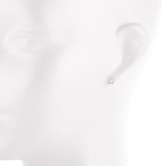 ノーブランド ダイヤモンド スタッド ピアス 4736100 プラチナ 新品 サブカット 1枚目