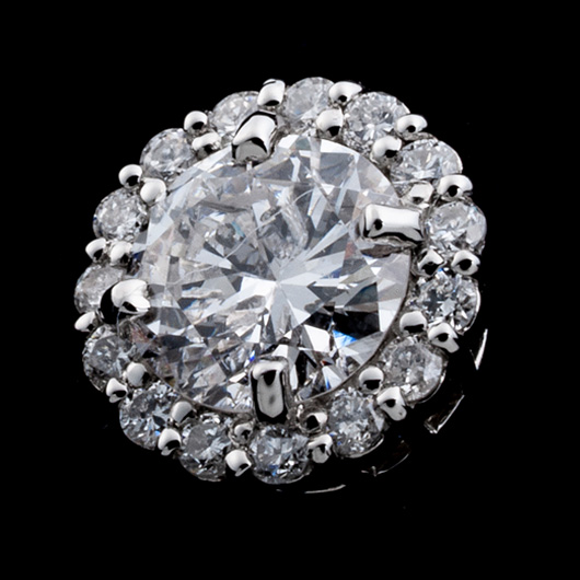 ノーブランド ダイヤモンド スタッド ピアス 4726440 プラチナ 新品 サブカット 5枚目