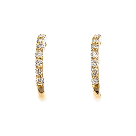 ノーブランド ダイヤモンド ピアス 4015890 イエローゴールド 新品 サブカット 5枚目