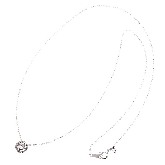 ノーブランド ダイヤモンド ネックレス 4658200 プラチナ 新品 サブカット 4枚目