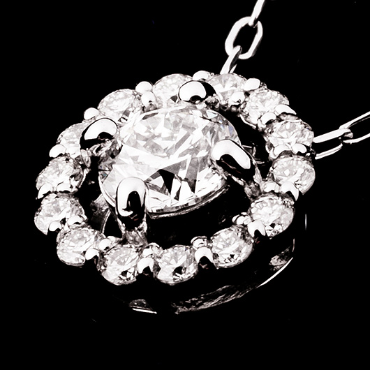 ノーブランド ダイヤモンド ネックレス 4658200 プラチナ 新品 サブカット 5枚目