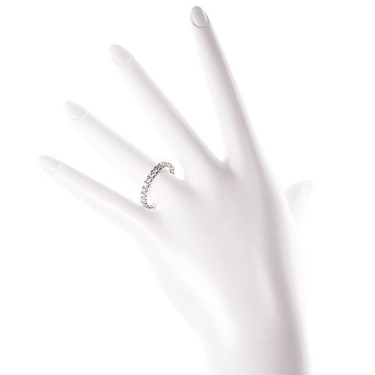 ノーブランド ダイヤモンド エタニティ リング 4926000 プラチナ 新品 サブカット 1枚目