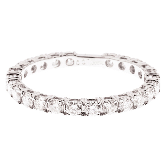 ノーブランド ダイヤモンド エタニティ リング 4926000 プラチナ 新品 サブカット 4枚目