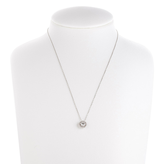 ノーブランド ダイヤモンド ネックレス 4647620 プラチナ 新品 サブカット 1枚目