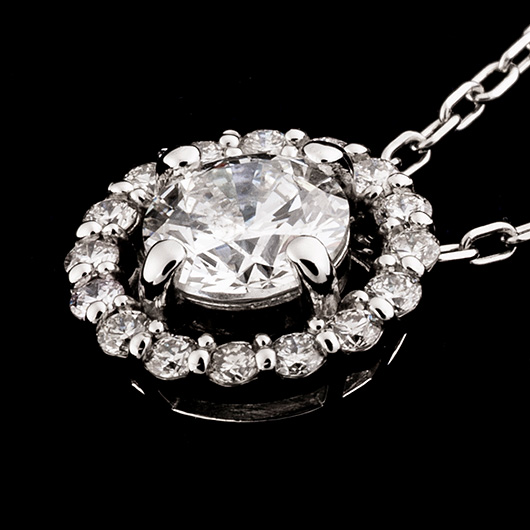 ノーブランド ダイヤモンド ネックレス 4647620 プラチナ 新品 サブカット 5枚目