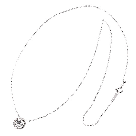 ノーブランド ダイヤモンド ネックレス 4647620 プラチナ 新品 サブカット 4枚目