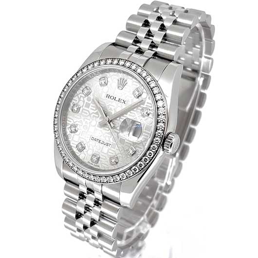 ロレックス デイトジャスト 116244G シルバー 中古 サブカット 1枚目