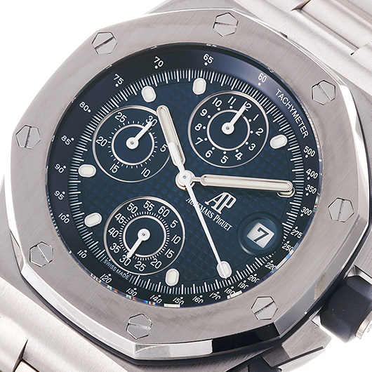 オーデマ・ピゲ ロイヤルオーク オフショア クロノグラフ 26238ST.OO.2000ST.01 ブルー 中古 サブカット 1枚目