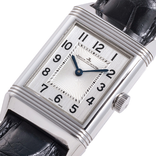 ジャガー・ルクルト レベルソ クラシック ミディアム デュエット Q2588422 シルバー 中古 サブカット 1枚目