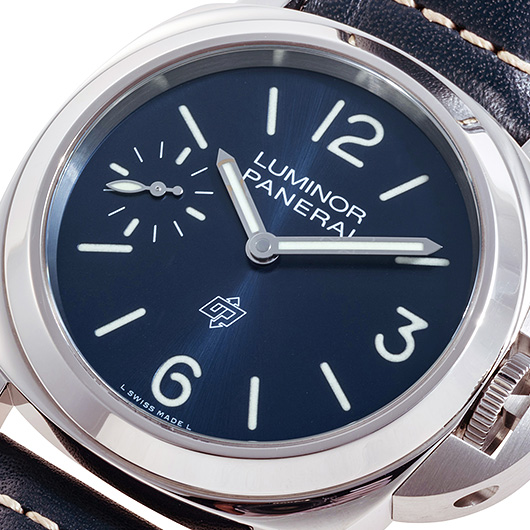 パネライ ルミノール ロゴ PAM01085 ブルー 中古 サブカット 1枚目