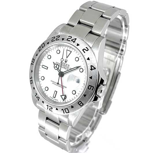 ロレックス エクスプローラーⅡ 16570 ホワイト 中古 サブカット 1枚目