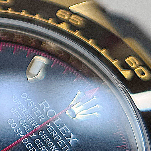 ロレックス デイトナ 116518LN ブラック/シャンパン 中古 サブカット 3枚目