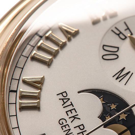 パテックフィリップ 年次カレンダー 5036/1J シルバー 中古 サブカット 5枚目