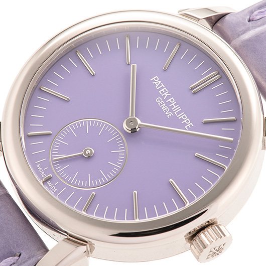 パテックフィリップ カラトラバ ウォッチアート グランドエキシビジョン 東京2023 7127G-010 ライラック 中古 サブカット 1枚目