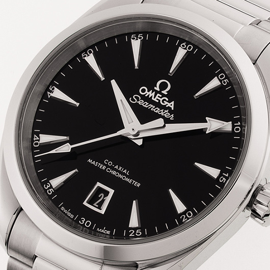 オメガ シーマスター アクアテラ 150m コーアクシャル マスタークロノメーター 220.10.38.20.01.004 ブラック 新品 サブカット 1枚目