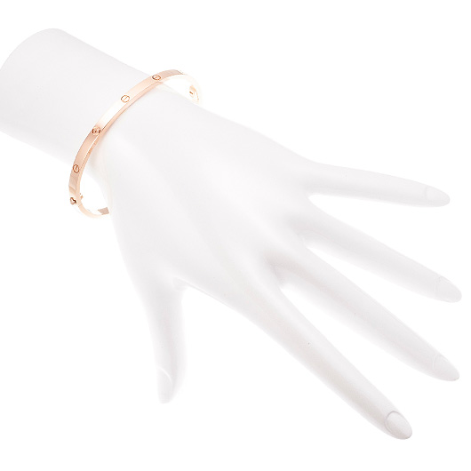 カルティエ ラブ ブレスレット SM ピンクゴールド 中古 サブカット 1枚目