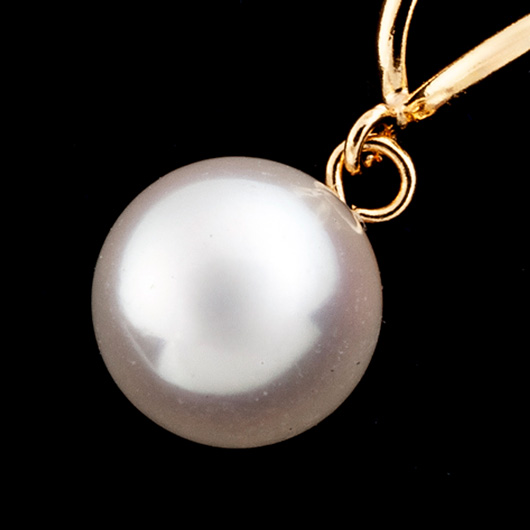 ノーブランド アコヤ真珠 ピアス 1455127 イエローゴールド/ホワイト 新品 サブカット 5枚目