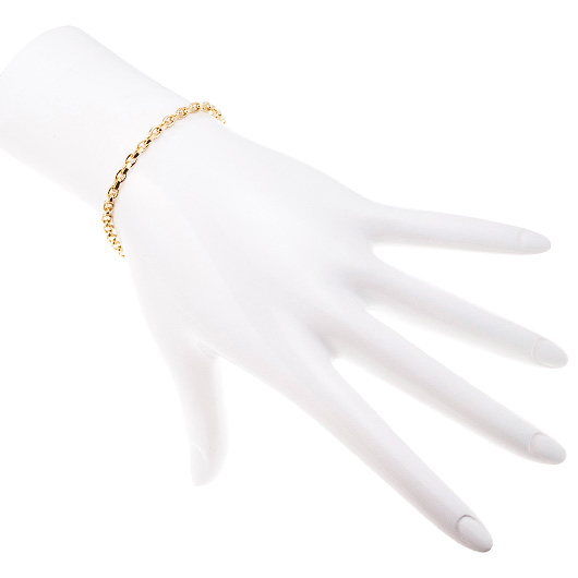 ノーブランド 18K ゴールド ブレスレット 1200-0665 イエローゴールド 新品 サブカット 1枚目