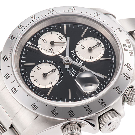 チューダー/チュードル クロノタイム 79280 ブラック/シルバー 中古 サブカット 1枚目