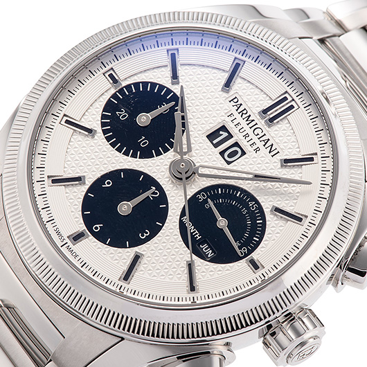 パルミジャーニ・フルリエ トンダグラフ GT PFC906-0000140-B00182 シルバー/ブラック 中古 サブカット 1枚目