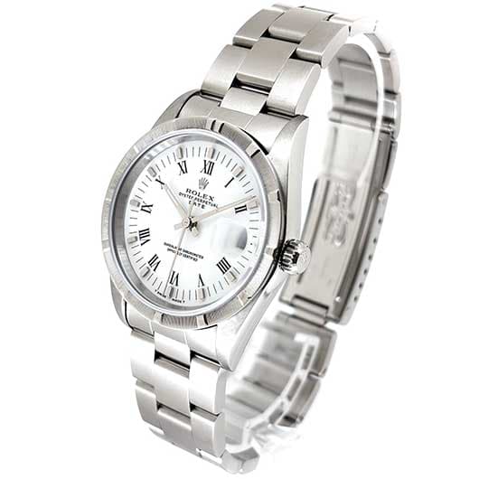 ロレックス オイスター パーペチュアル デイト 15210 ホワイト 中古 サブカット 1枚目
