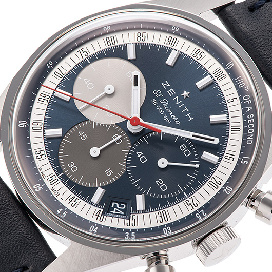 ゼニス クロノマスター オリジナル 03.3200.3600/52.C910 シルバー/ブルー/グレー 新品 サブカット 1枚目